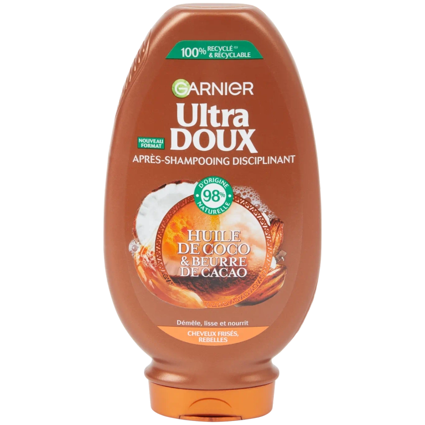 Après-shampoing Garnier Ultra Doux Huile de coco et beurre de cacao