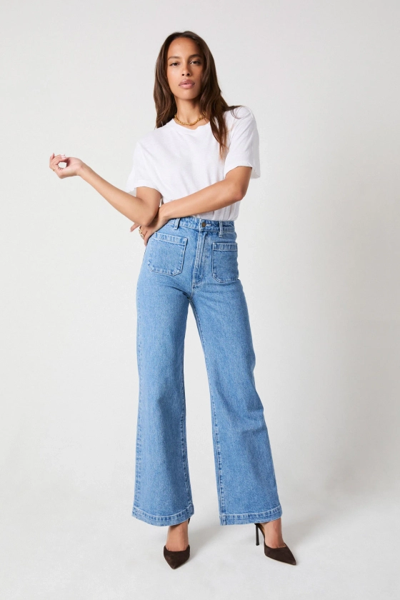 Buy Sailor Jean Long - Lily Blue Online | Rollas Jeans