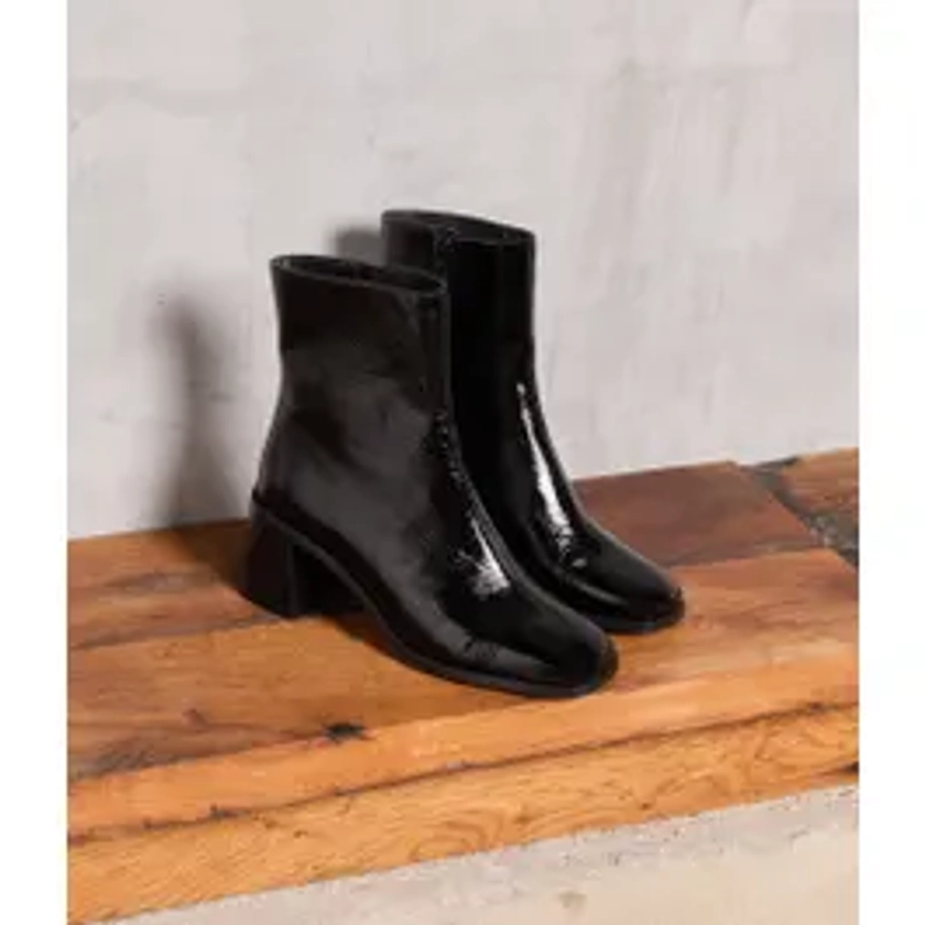 Boots vernies noires Hulsa