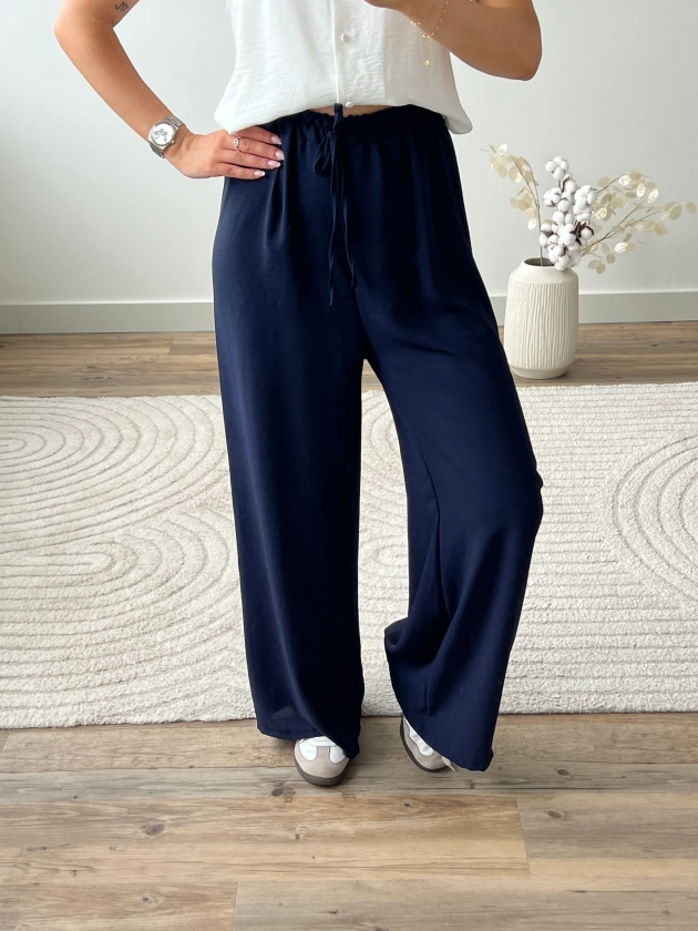 PANTALON FANNY BLEU MARINE