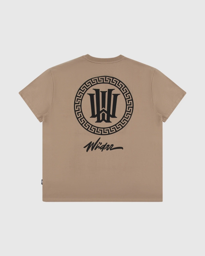 APOLLO BOX FIT TEE - TAUPE