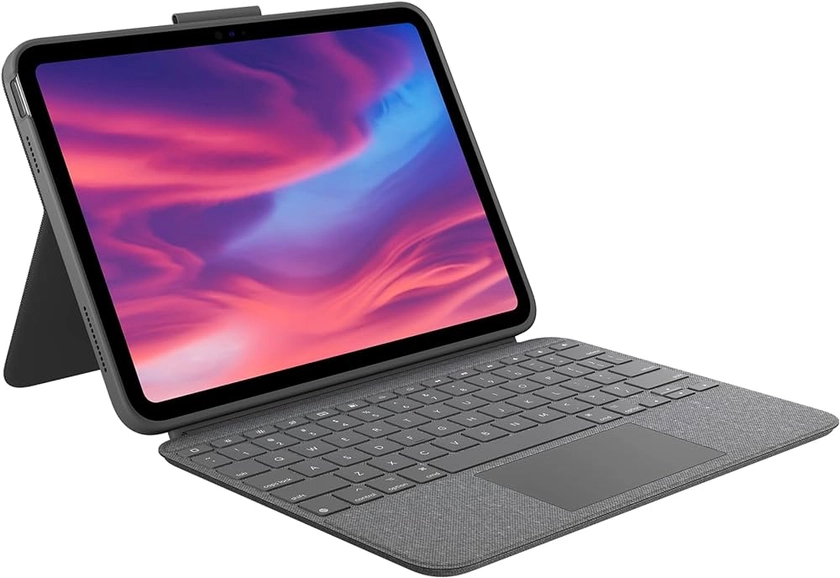 Logitech Combo Touch Étui clavier pour iPad détachable 10e génération - Grey - Spanish Layout : Amazon.fr: Informatique