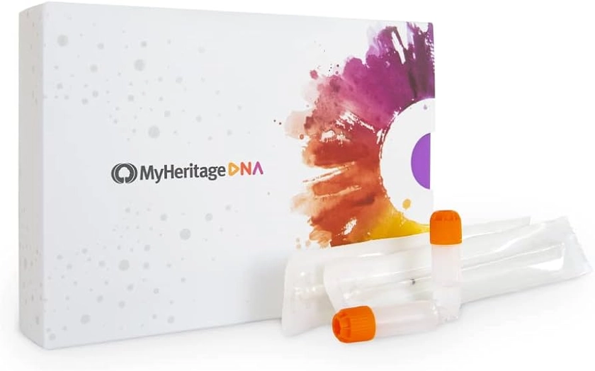 MyHeritage DNA Test Kit: Genetic Testing for Ancestry & Ethnicity Covering 2,114 Geographic Regions and DNA Matching to Relatives