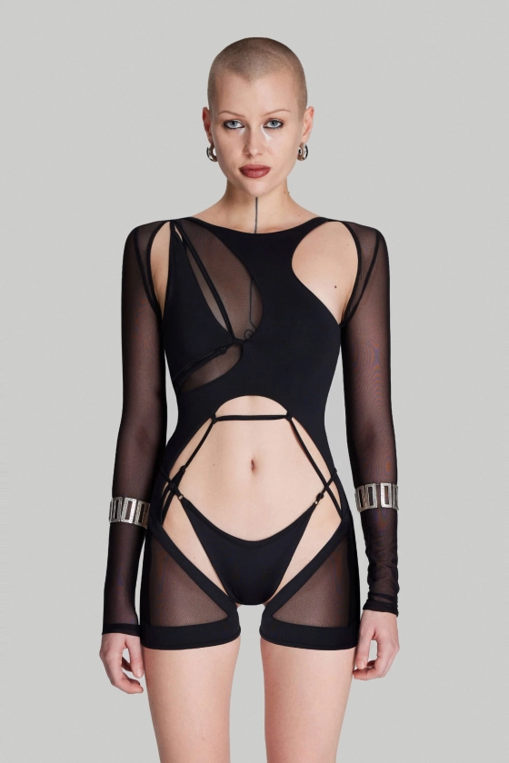 Utopia Bodysuit - Black – Iamnotbasic