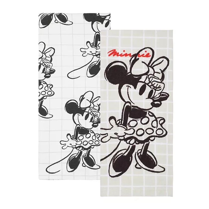 Disney's Minnie Mouse 2-Pack Printed Kitchen Towel Set by The Big One®