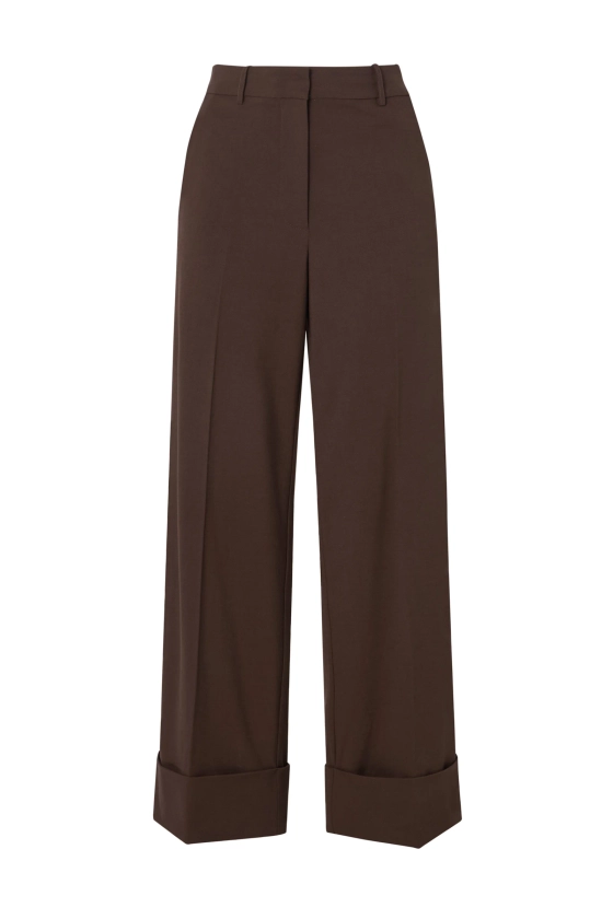 Jordyn pants - Chocolate - TROUSERS | Malina