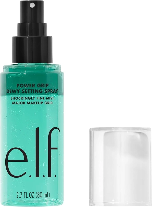 Amazon.com: e.l.f. Power Grip Dewy Setting Spray, Ultra Fine Mist Made With Hyaluronic Acid, Grips Makeup For A Hydrated, Dewy Finish, Vegan & Cruelty-Free : Beauty & Personal Care