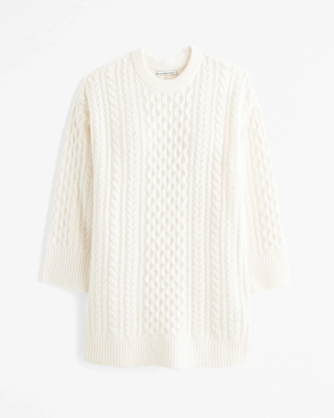 Women's The A&F Madeline Crew Mini Sweater Dress | Women's New Arrivals | Abercrombie.com