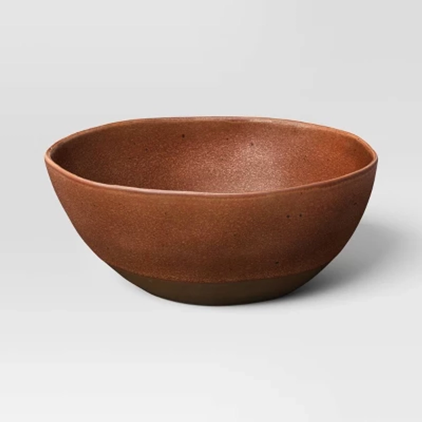 3000ml Stoneware Serving Bowl Brown - Threshold™