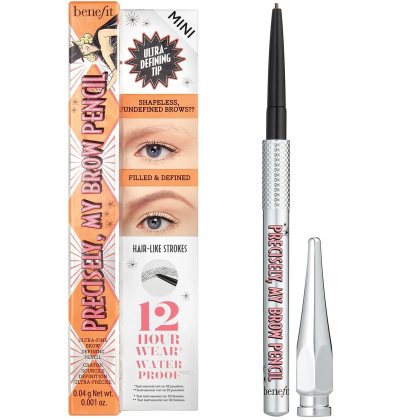 benefit Precisely My Brow Pencil Ultra Fine Shape & Define Mini Shade 03 Warm Light Brown | LOOKFANTASTIC