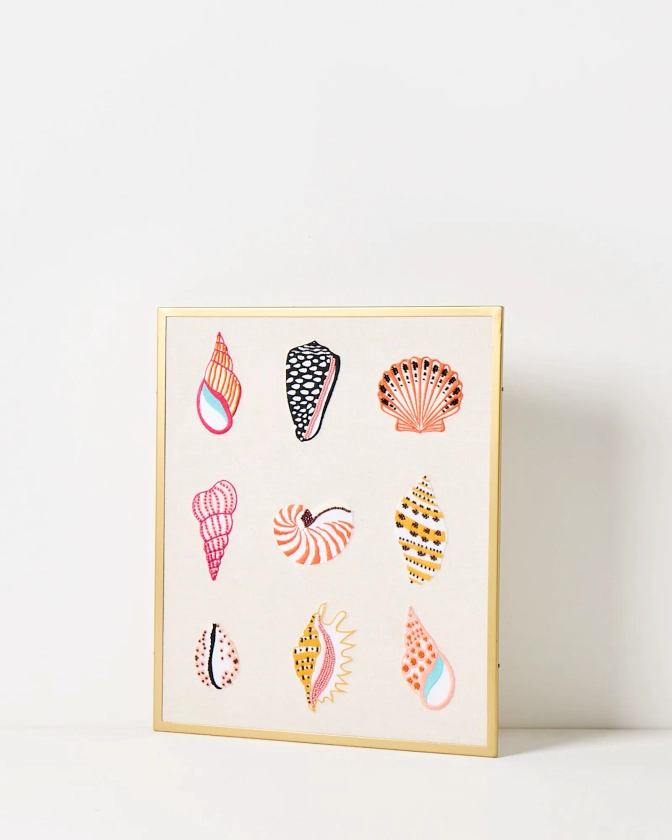 Beaded Shells Framed Wall Art | Oliver Bonas