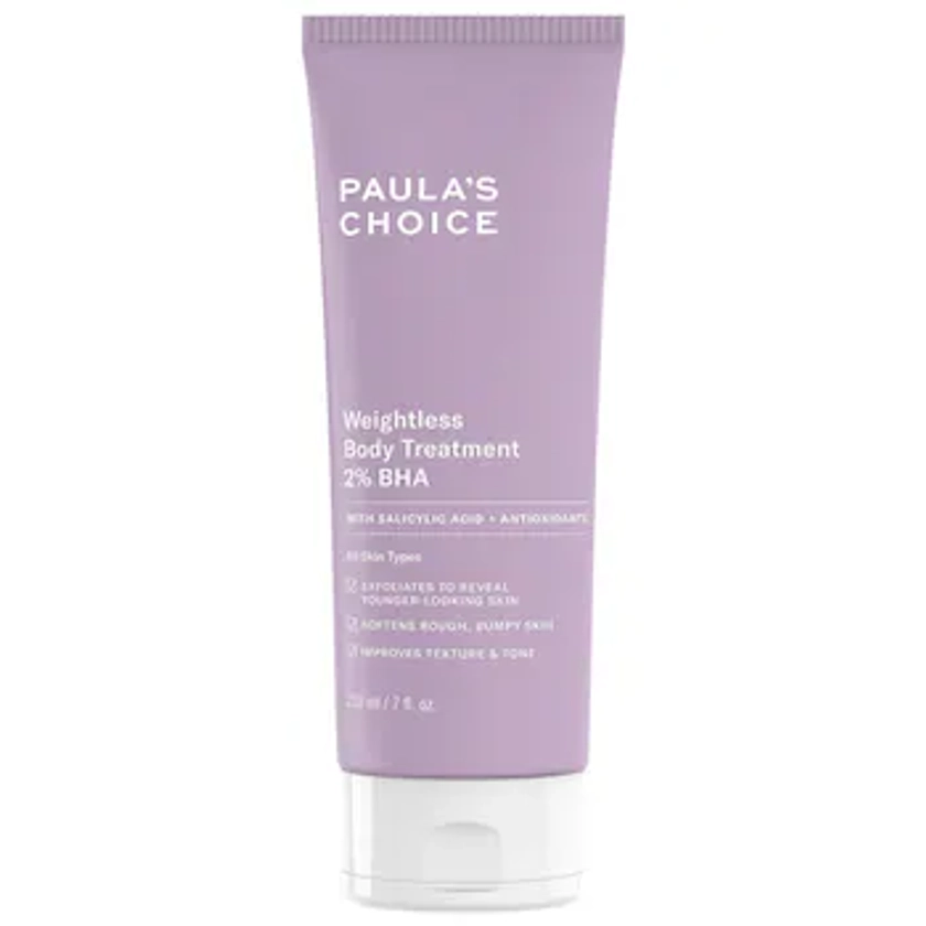 Weightless Body Treatment 2% BHA - Paula's Choice | Sephora