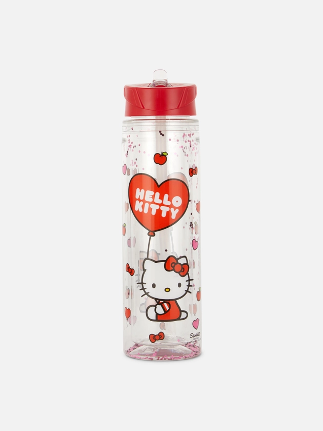 Hello Kitty Glitter Water Bottle