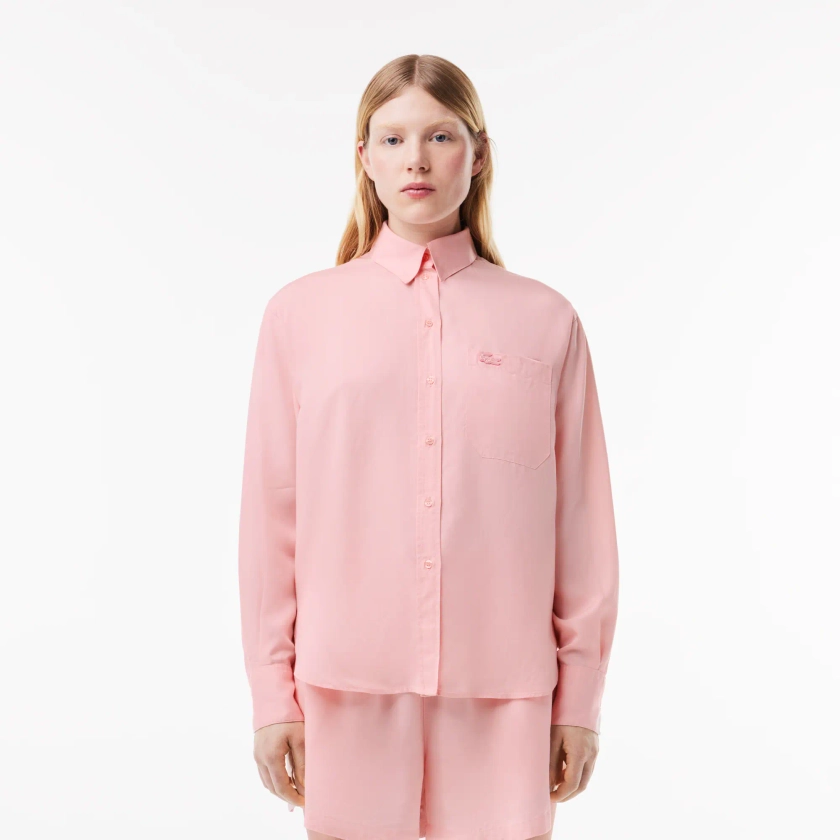 Chemise fluide oversize en lyocell