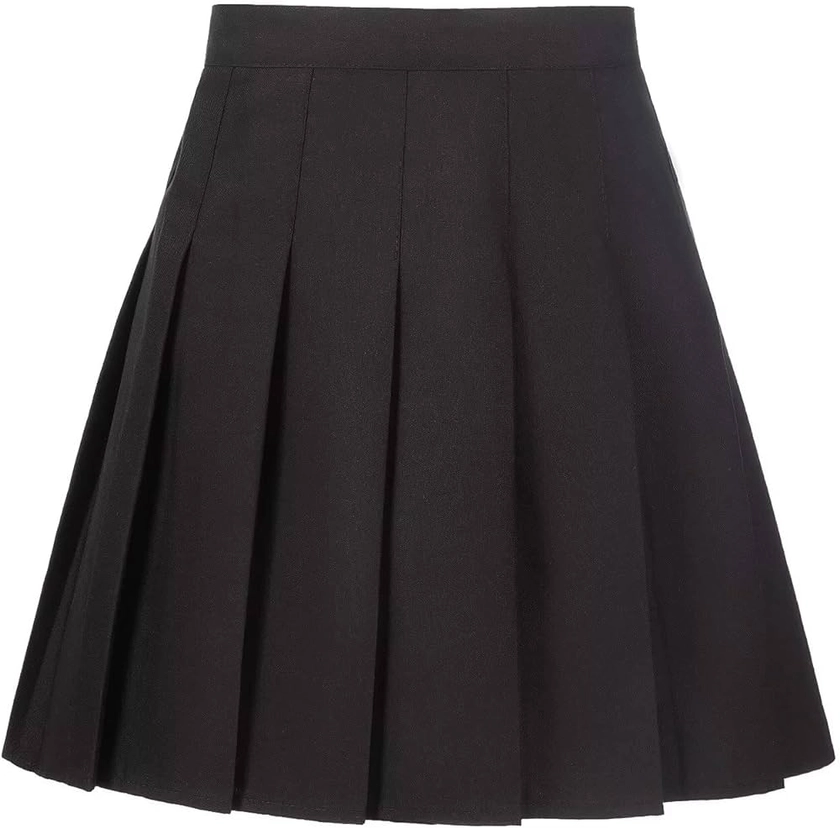 Amazon.com: Pleated Tennis Skirt for Women Black Mini High Waisted Skorts Women's Novelty Skirts with Shorts Size XXL : Clothing, Shoes & Jewelry