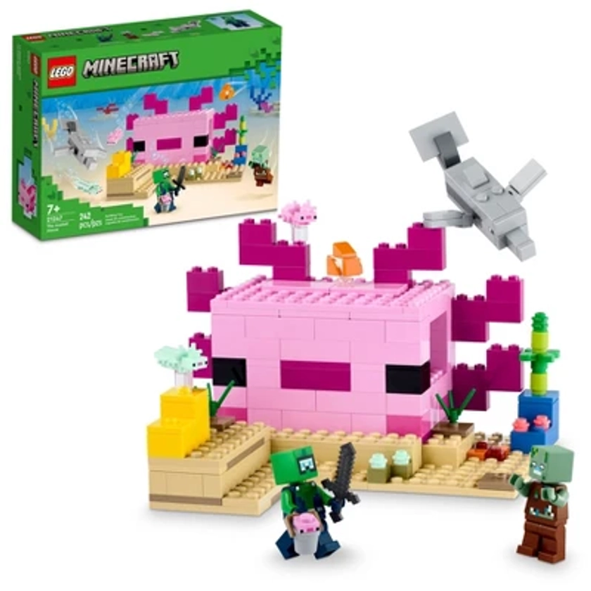 LEGO Minecraft The Axolotl House Building Toy 21247