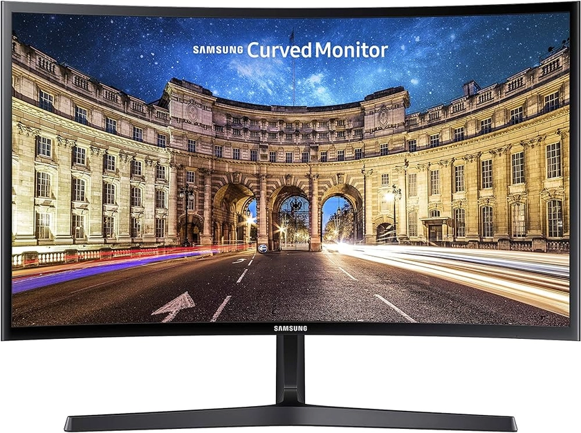 SAMSUNG ECRAN 27'' S27C366EAU Noir Incurvé 1800R 1920x1080 VA 16:9 4ms 250 cd/m² 60Hz 3000:1 1xD-Sub 1xHDMI AMD FreeSync