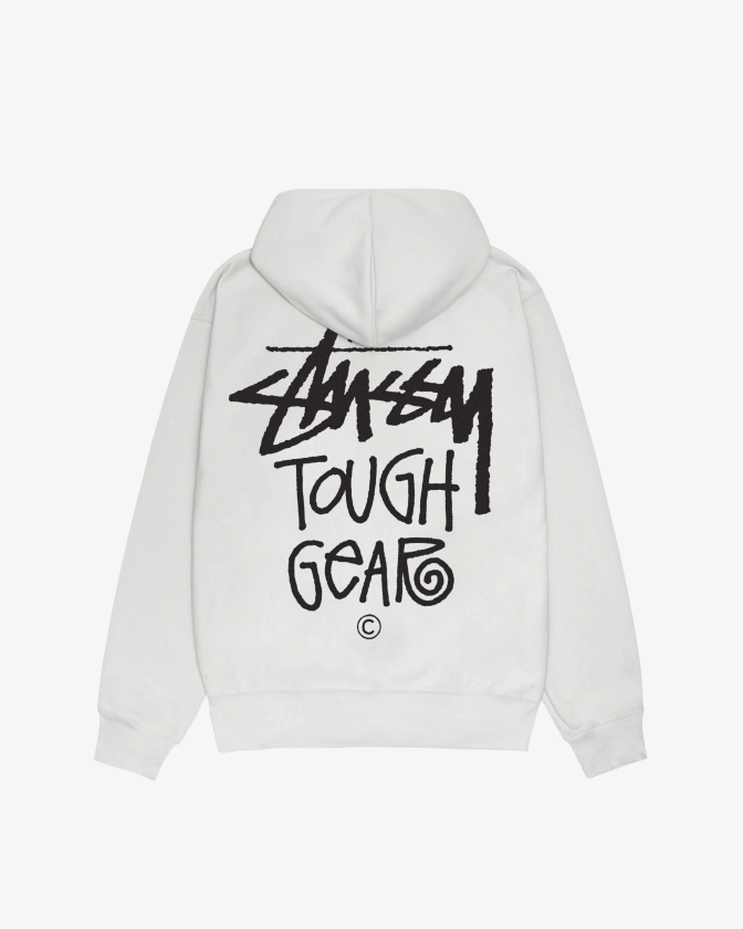 Stüssy: Men's Tough Gear Hood (Fog) | DSML E-SHOP