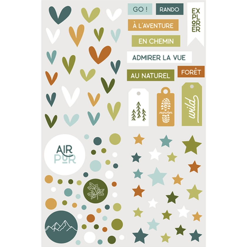 Stickers relief Edelweiss | Ha Pi Little fox