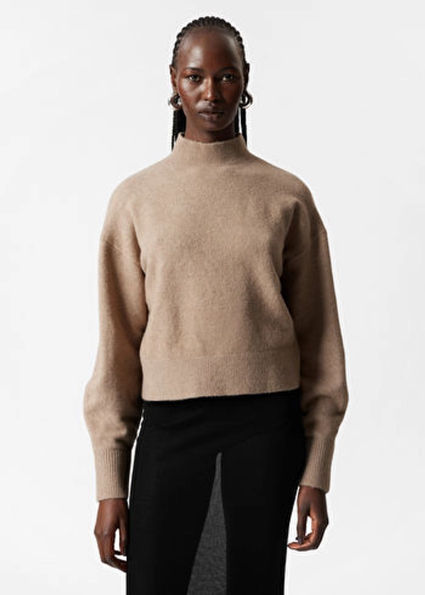 Mock-Neck Sweater - Caramel - & Other Stories PT