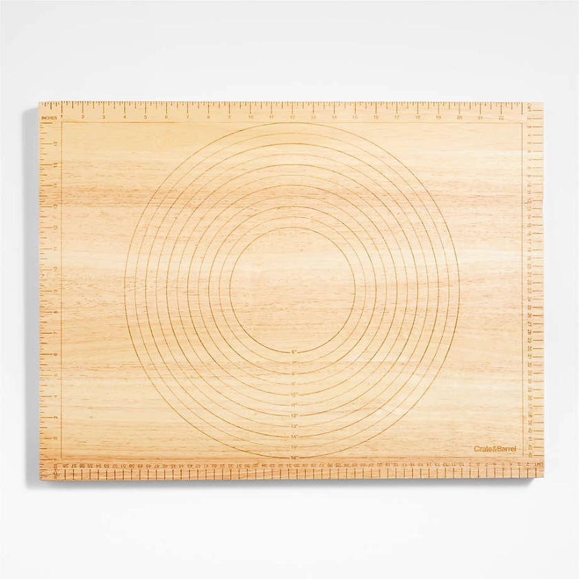 Crate & Barrel Wood Pastry Board + Reviews | Crate & Barrel