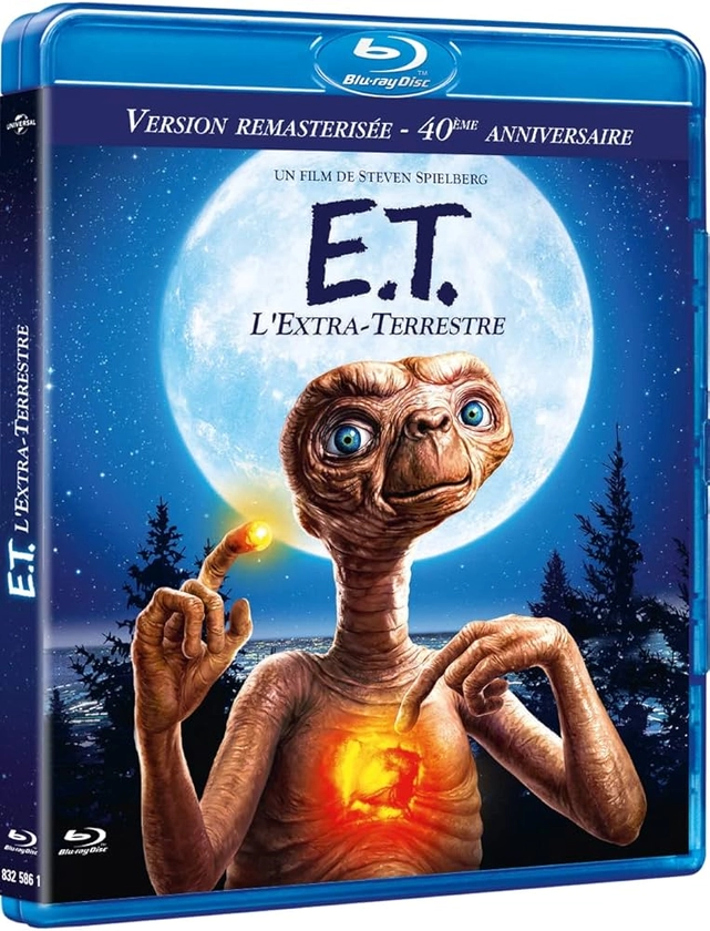 E.T, l'Extra-Terrestre [40ème Anniversaire-Version remasterisée]: Amazon.fr: Dee Wallace, Henry Thomas, Peter Coyote, Robert MacNaughton, Drew Barrymore, K.C. Martel, Sean Frye, C. Thomas Howell, Erika Eleniak, Steven Spielberg, Dee Wallace, Henry Thomas: DVD et Blu-ray