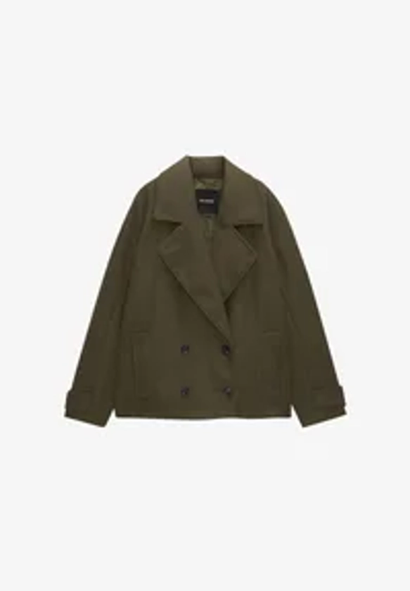 PULL&BEAR Manteau court - khaki/kaki - ZALANDO.FR