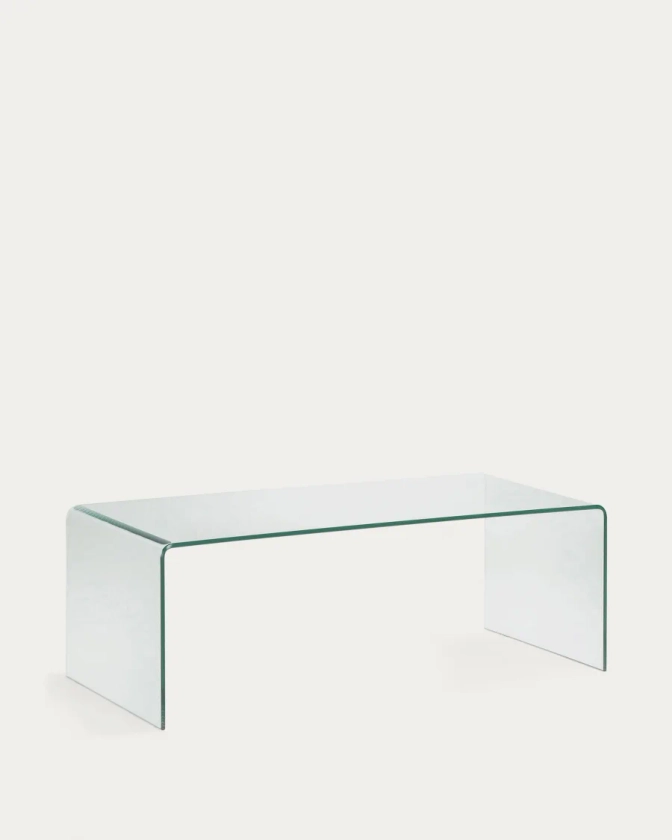 Table basse Burano en verre 110 x 50 cm | Kave Home®