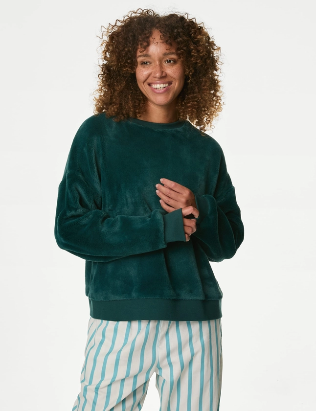 Fleece Lounge Sweatshirt | M&S Collection | M&S