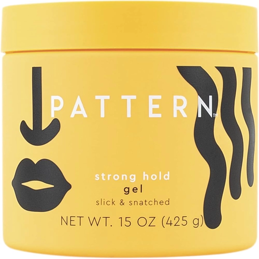 PATTERN Beauty by Tracee Ellis Ross Strong Hold Gel, 15 FL Oz, Best for Curlies, Coilies and Tight-Textured Hair, 3a-4c