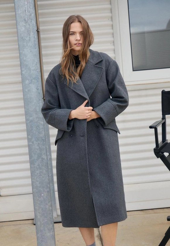 Manteau oversize doux au toucher