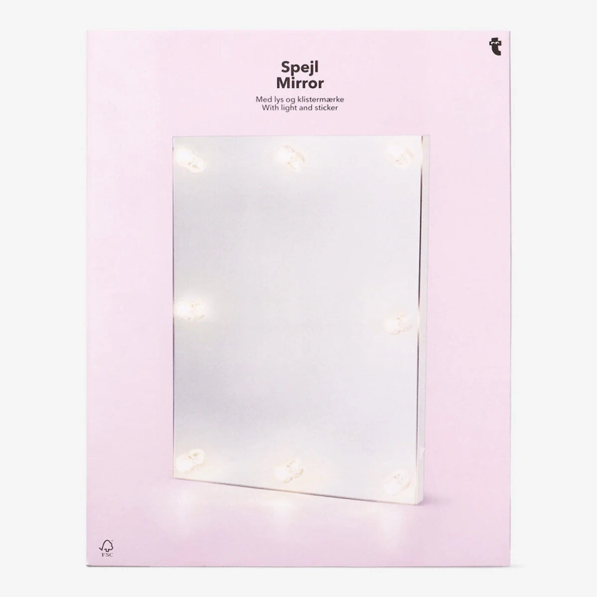 Chic Illuminated Mirror for Makeup and Skincare Routines