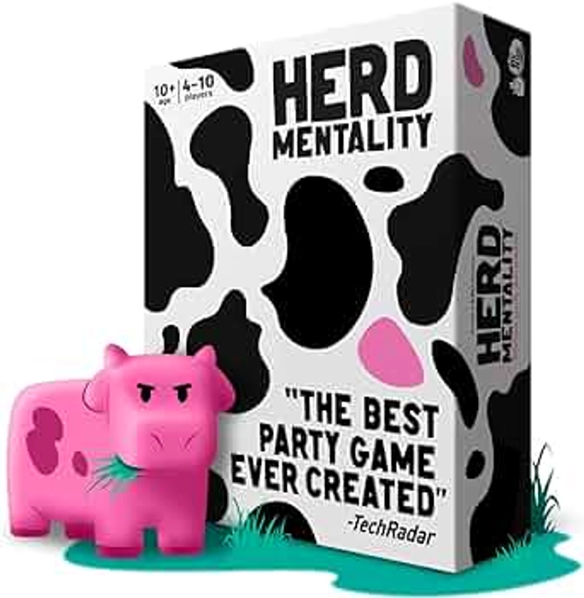 Herd Mentality Board Game: The Udderly Addictive Family Game | The Same Classic Game in a Space Saving Smaller Box