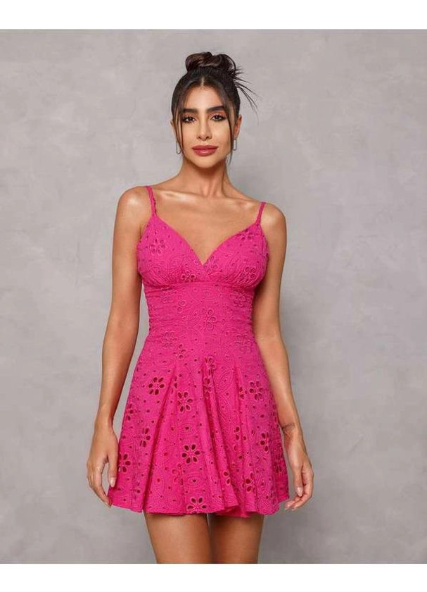Dot Clothing - Macaquinho Dot Clothing Laise Pink Rosa