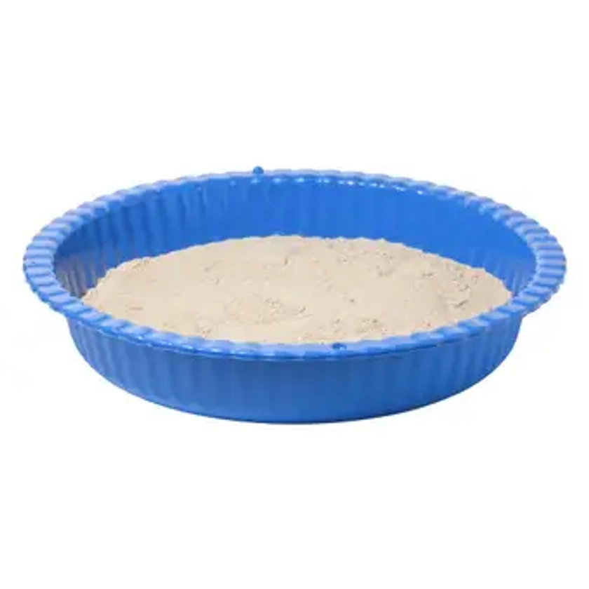 Round Plastic Sandpit Blue