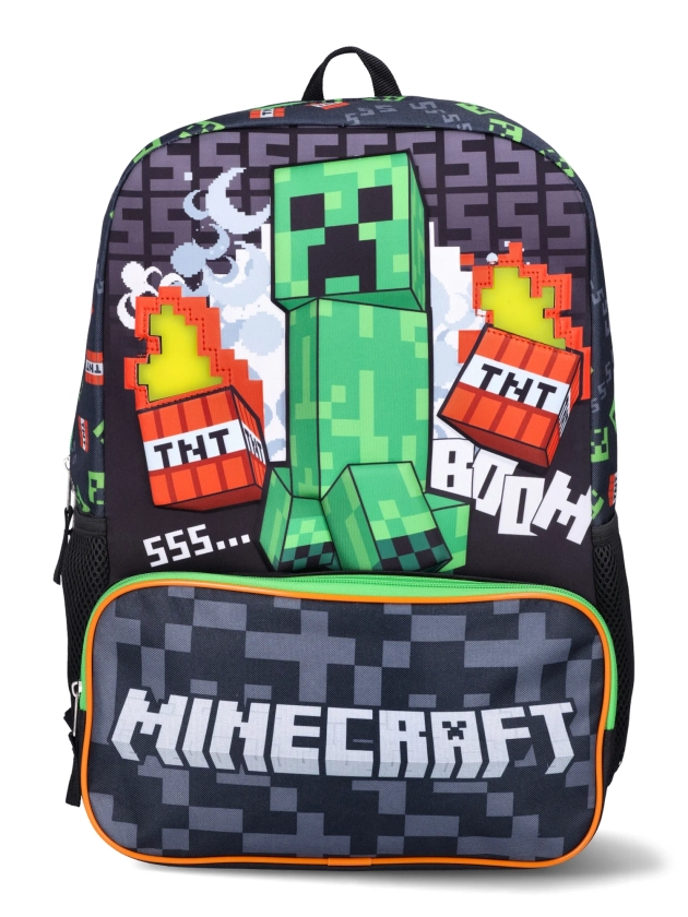 Minecraft TNT Boys 17" Light Up Backpack Multi-Color - Walmart.com