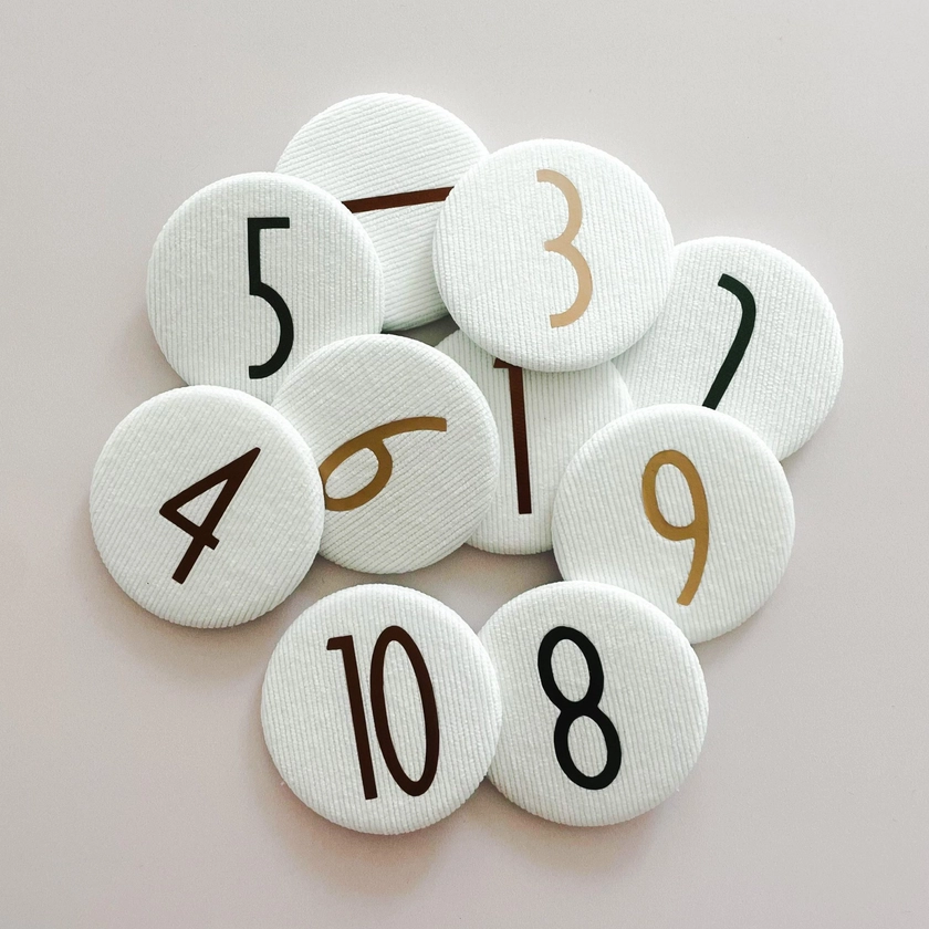 Ribbel buttons set (4 stuks) - Liezelijn