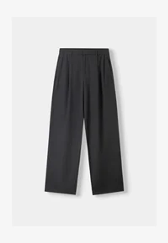 Bershka Pantalon classique - grey/gris - ZALANDO.FR