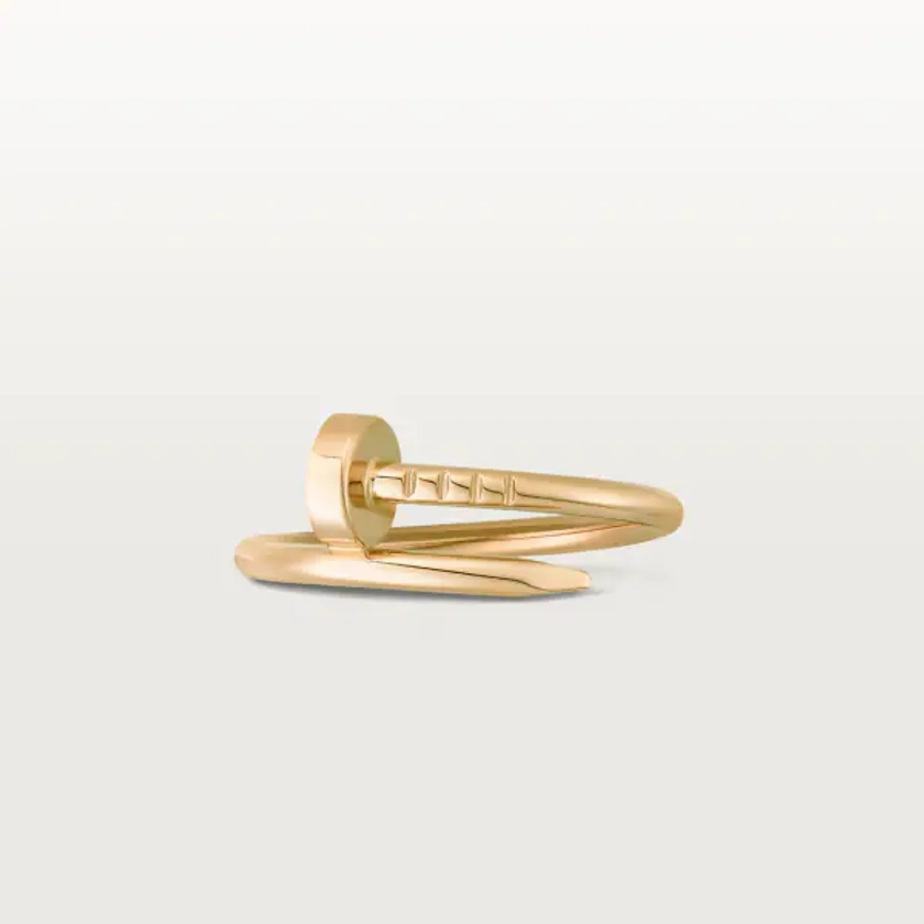 Juste un Clou ring SM: Juste un Clou ring, small model, 18K yellow gold. Width: 1.8mm.