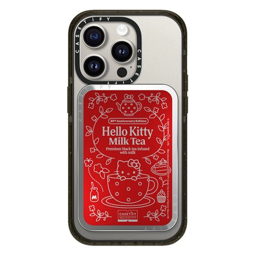Hello Kitty Milk Tea Snappy Cardholder Stand