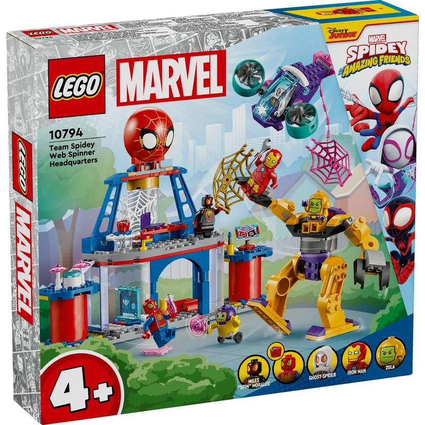 LEGO Spidey Team Spidey Web Spinner Headquarters - 10794 | BIG W