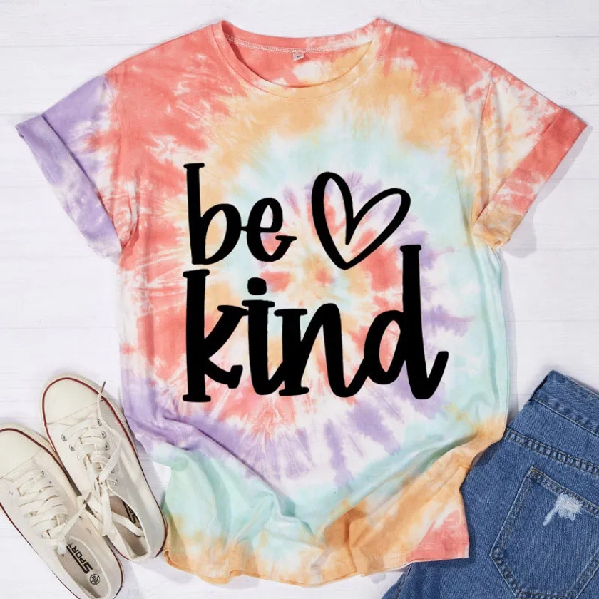 Be Kind Tie-dye T-Shirt