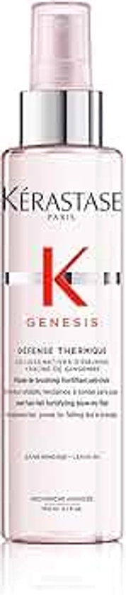 KÉRASTASE Genesis - Défense Thermique - Fluide de Brushing Fortifiant Anti-Chute - Spray Capillaire Thermo-Protecteur - Edelweiss & Racine de Gingembre - Cheveux Affaiblis Sujets À La Chute- 150 ml