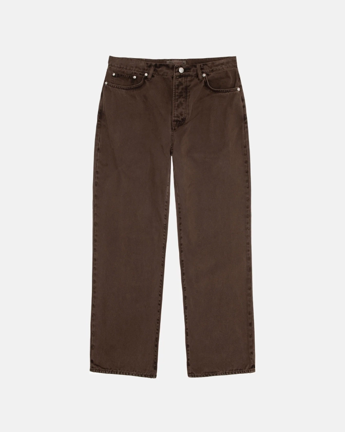Classic Jean Washed Canvas in brown – Stüssy