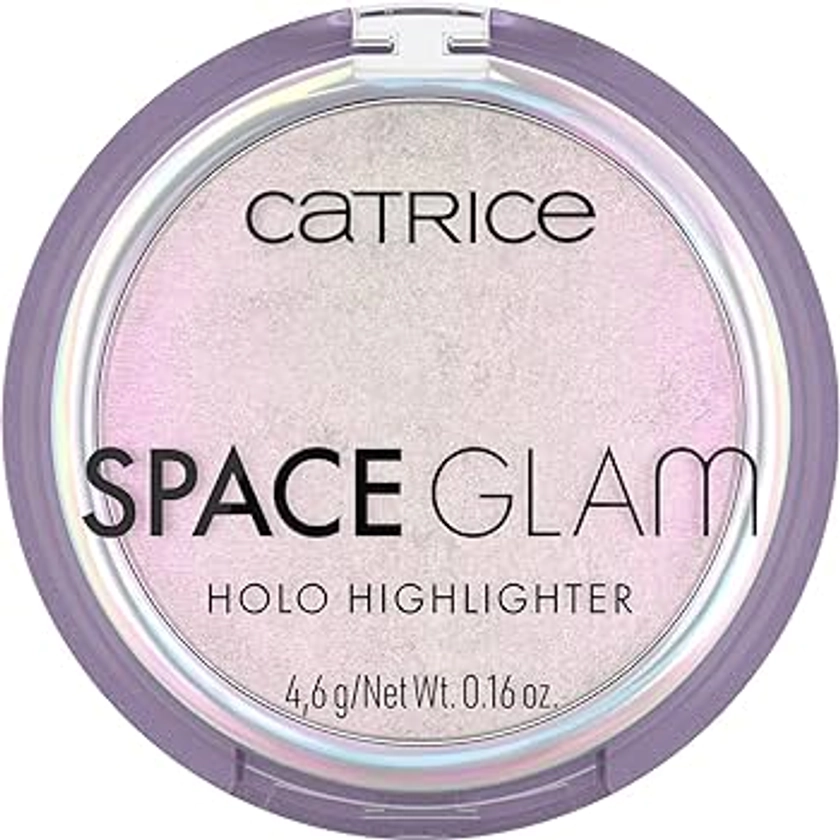 Catrice Space Glam Holo Highlighter, Nr. 010, Mehrfarbig, langanhaltend, sofortiges Ergebnis, intensiv, schimmernd, vegan, ölfrei, ohne Parfüm, ohne Alkohol, 1er Pack (4.6g)