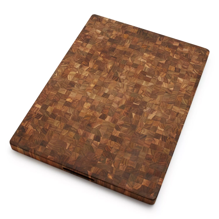 Teakhaus Reversible Teak End-Grain Cutting Board