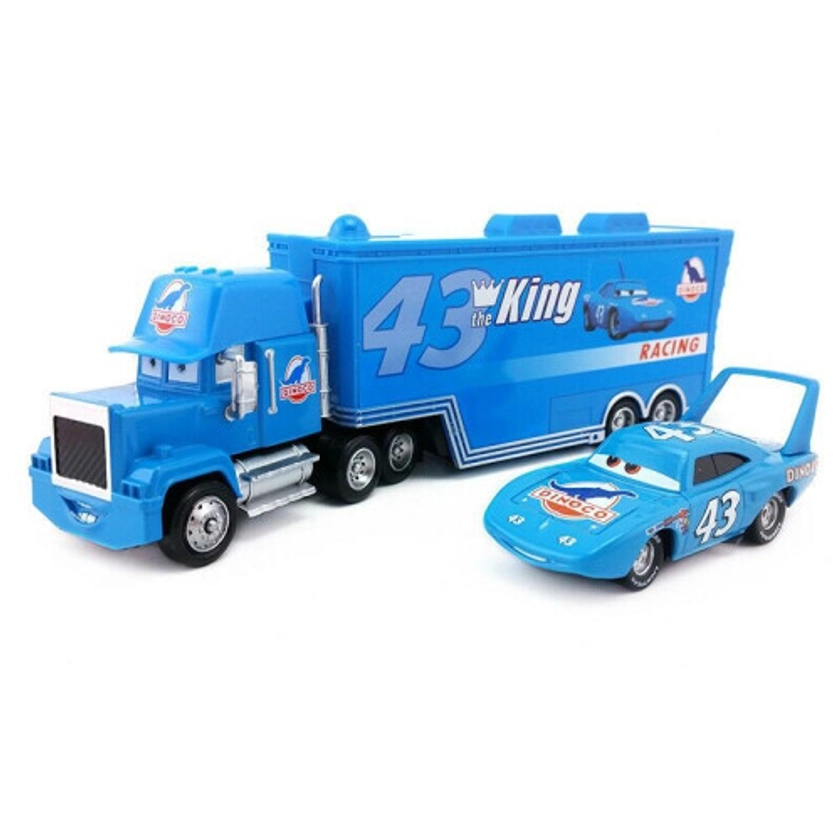 (#3) Pixar Cars McQueen King Racer Truck Car Kids Toy on OnBuy