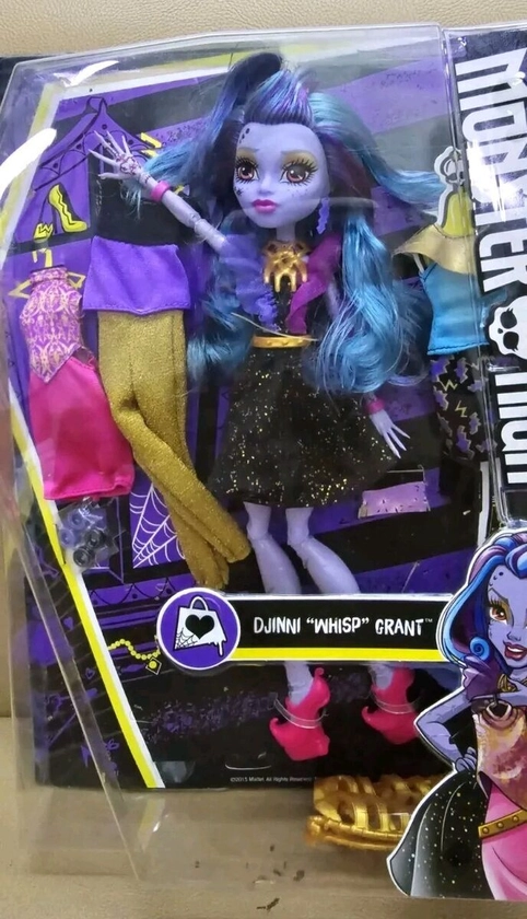 Rare! Monster High I Heart Fashion Djinni Whisp