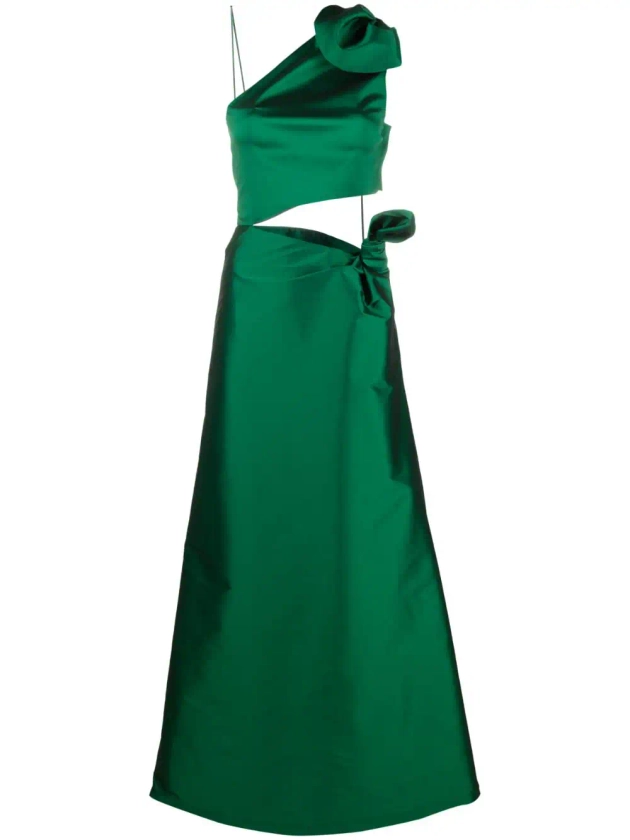 Bernadette Carlotta Satin Midi Dress - Farfetch