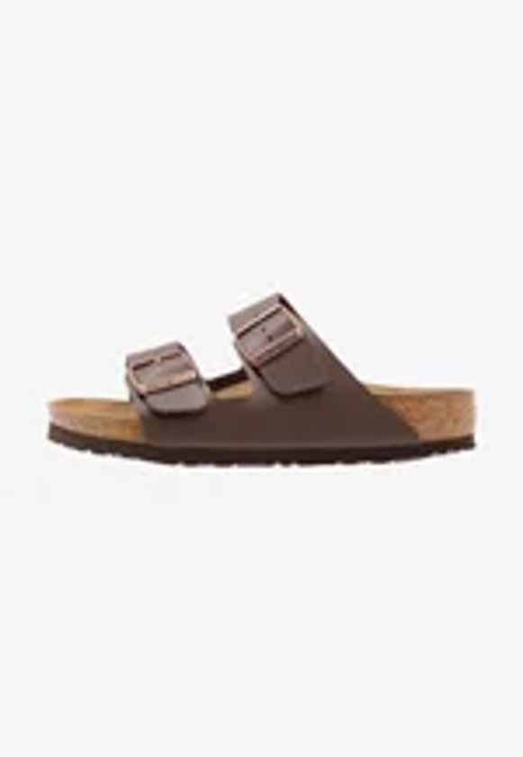 Birkenstock ARIZONA - Chaussons - dark brown/marron foncé - ZALANDO.FR